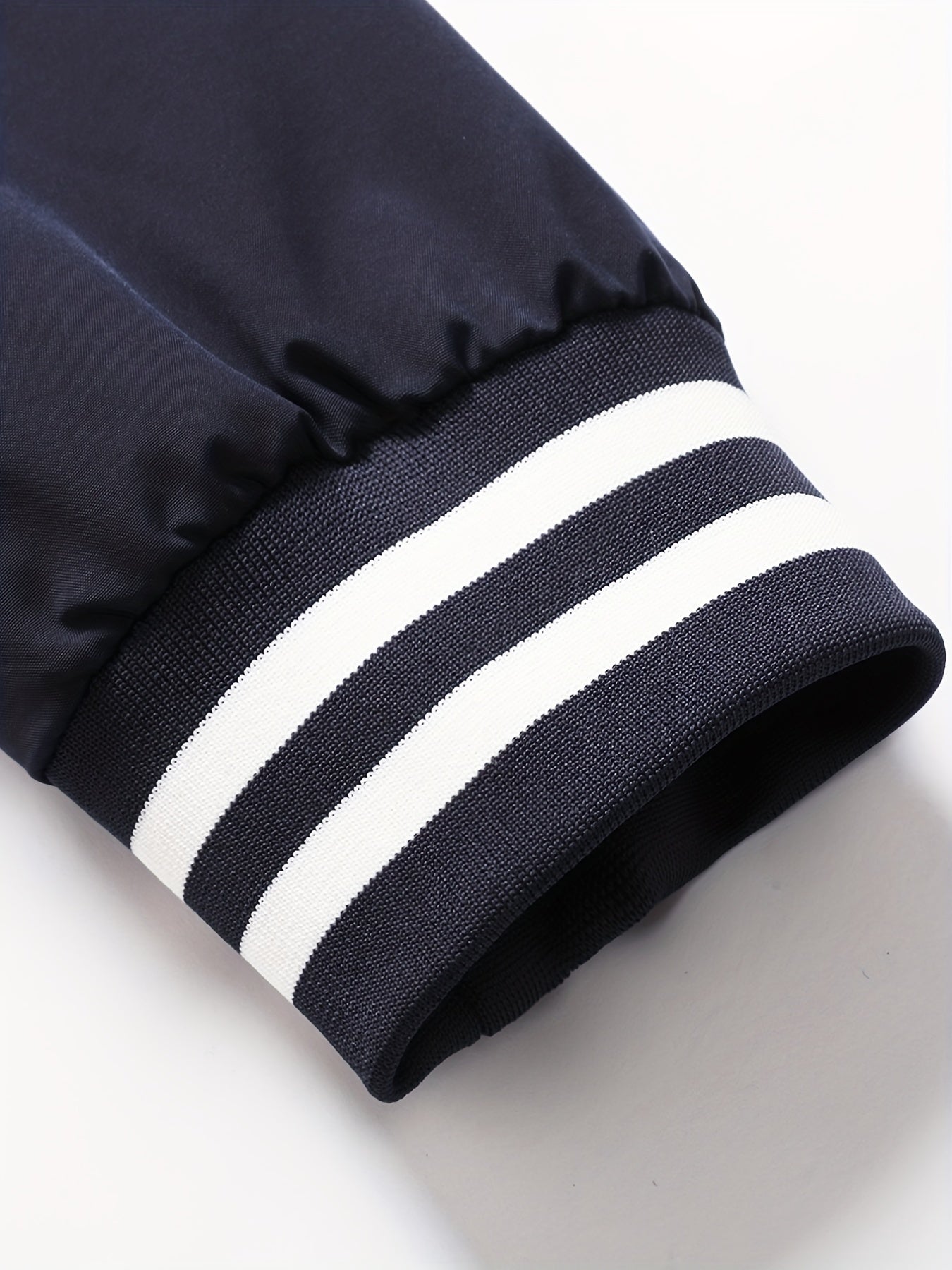 Men's Print Windbreaker Jacket Casual Baseball Collar Coat