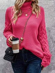 Turtleneck Long Sleeve Sweater