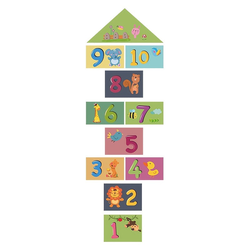 Cartoon Number Wall Stickers for Fun Kids Bedroom