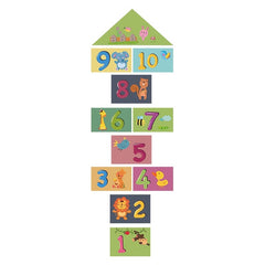 Cartoon Number Wall Stickers for Fun Kids Bedroom