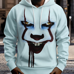 Graphic Hoodie Men's Casual Loose Pullover