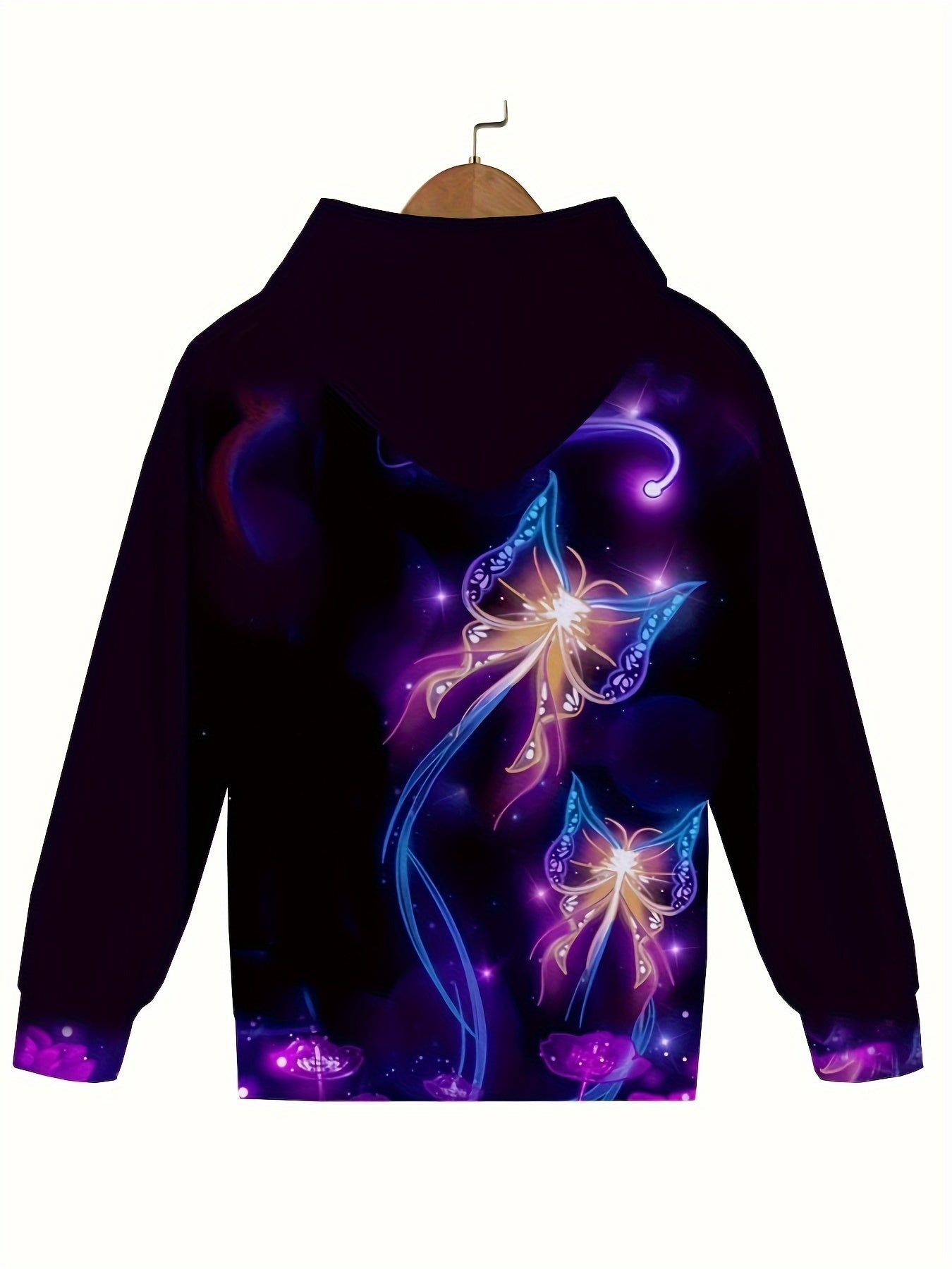 Kids Dreamy Butterfly & Magic Flower Hoodie
