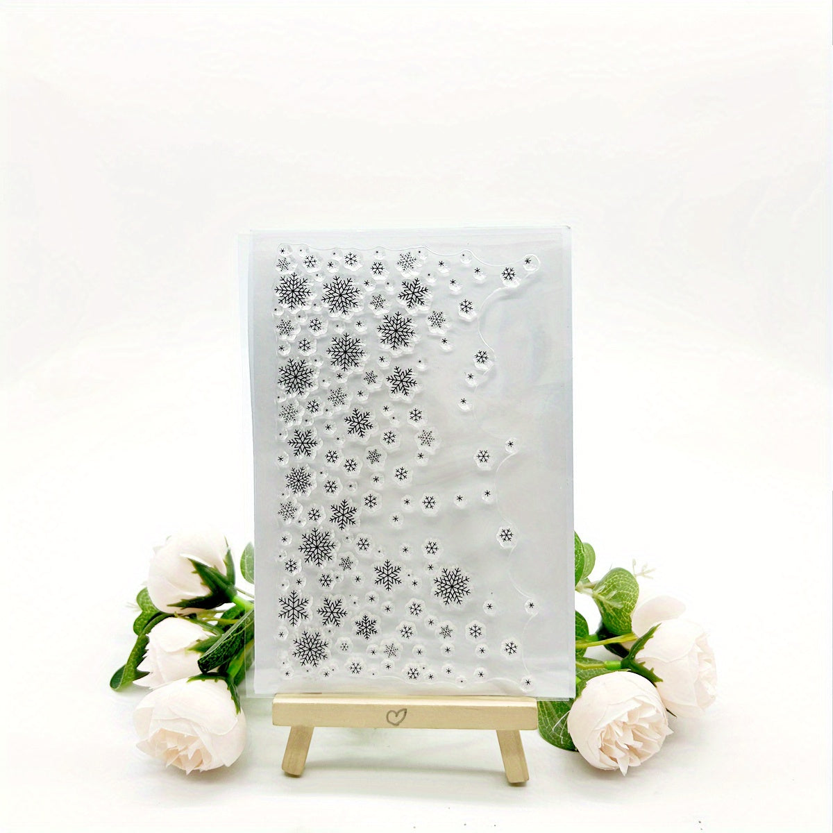 Snowflake Stamp Painting Tool DIY Scrapbook Decoration Silicone