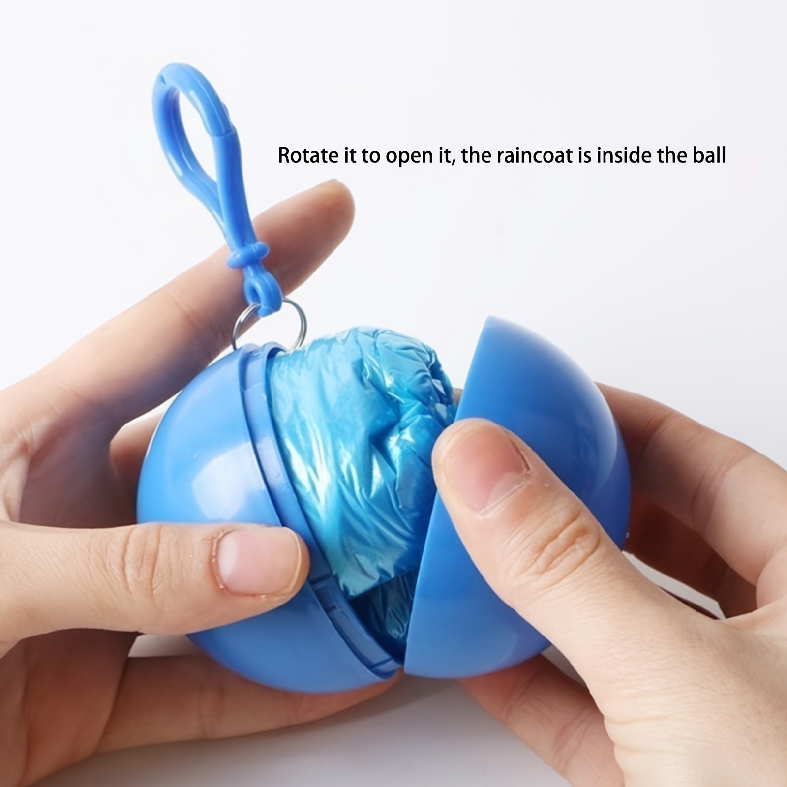 Disposable Raincoat Ball - Compact & Portable Rain Jacket in a Ball