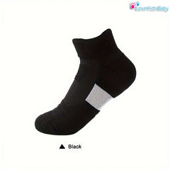 Unisex Kid's Solid Towel Sole Sport Socks Non Slip Breathable Quick Dry Socks
