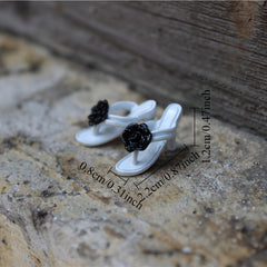 Elegant Food Toy for Dollhouses with High Heeled Model Accessory
