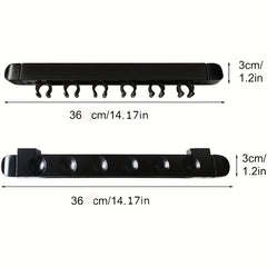 Hardwood Wall Mounted Cue Rack Organize Your Pool Sticks