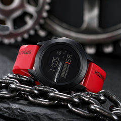Men's Digital Sports Watch with Rubber Strap