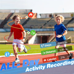 Kids Fitness Tracker Watch with Pedometer Step Counter Distance Calories Burned