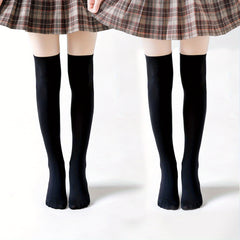 2 Pairs Girls Soft Over the Knee Socks for Spring Summer