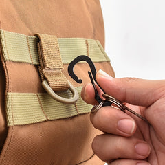 Tactical Nylon Webbing Buckle D-shaped Metal Buckle Outdoor Camping Hiking