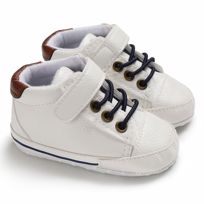 Casual Comfortable Boots for Baby Boys with Hook and Loop Fastener