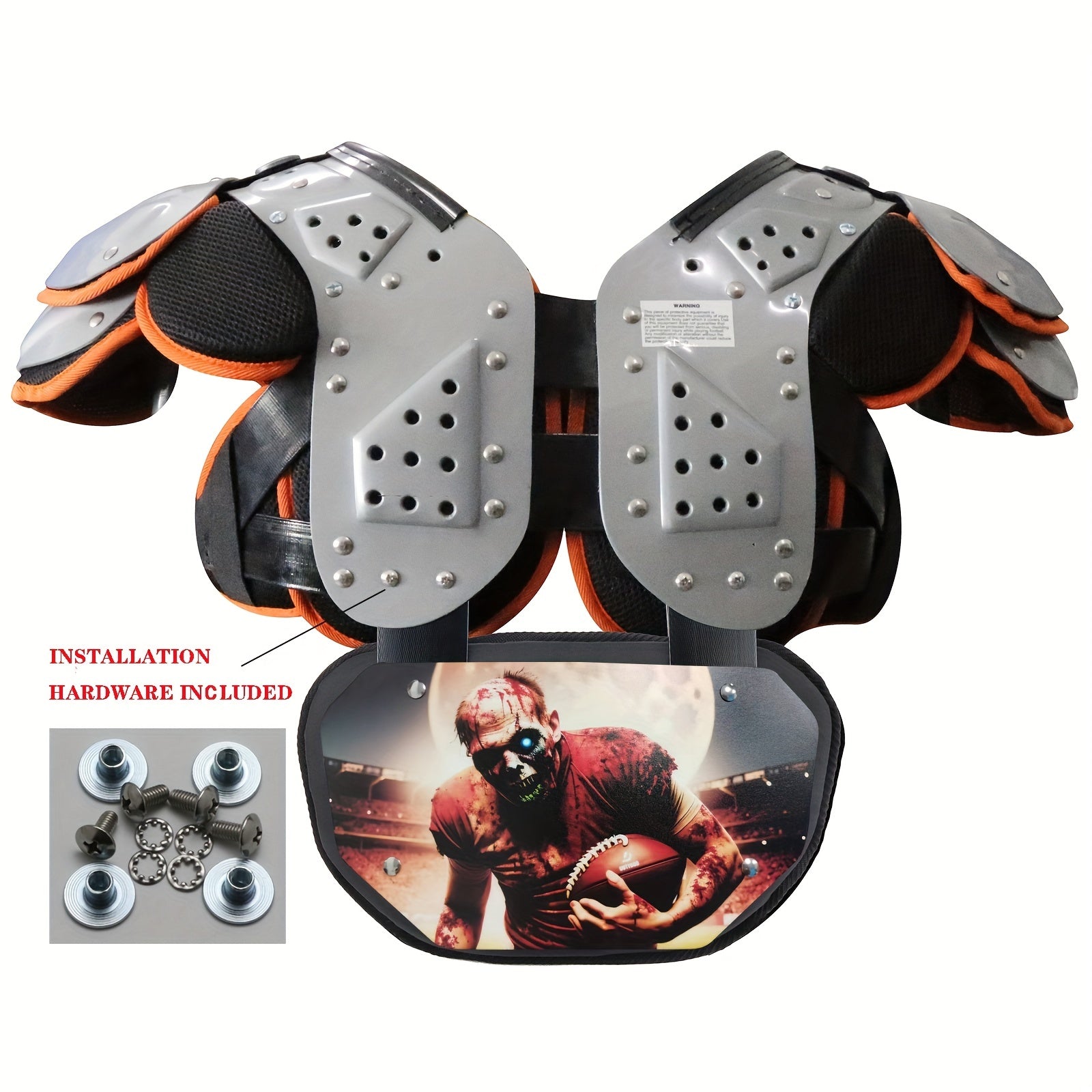 Football Back Plate Rear Protector for Adult Players
