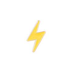 Sparkling Lightning Brooch for Kids Clothing Accessory