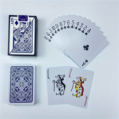 Waterproof Poker Card Deck, Washable Adult Game Puzzle, PVC Resistant Patch