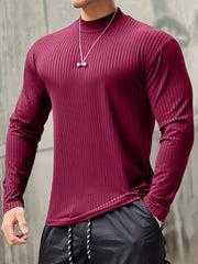 Men's Compression Long Sleeve T-shirt for Fitness Training