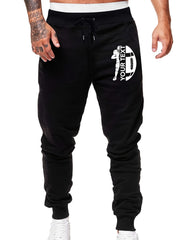 Men's American Football Player Print Sweatpants Joggers