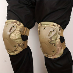 Camouflage Tactical Kneepad and Elbow Protection Suit