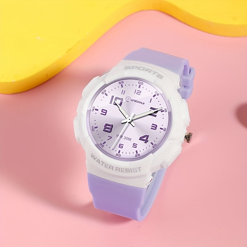 Colorful Quartz Watch Waterproof Children's Electronic Watch