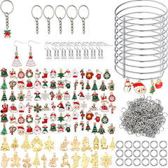 Christmas Charms Bracelet Making Kit DIY Gift Jewelry Charms