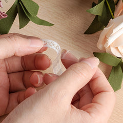 120pcs Transparent Lace Sticker Pack PET Waterproof Stickers