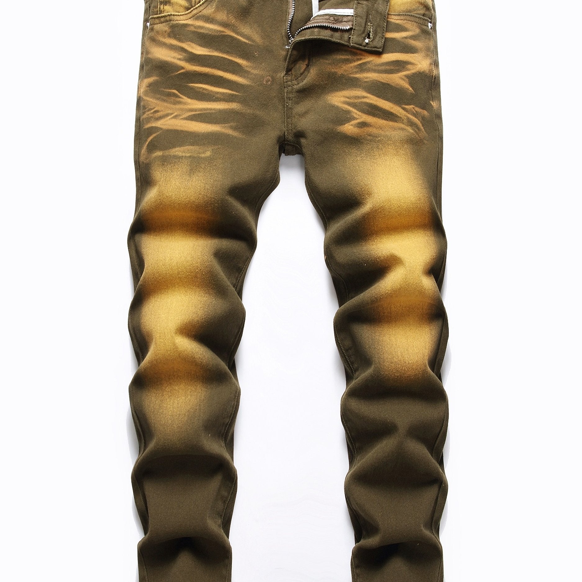 Boys Retro Denim Pants Straight Cut Jeans For Spring And Autumn