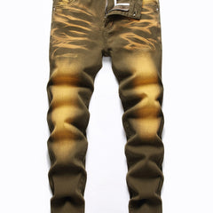 Boys Retro Denim Pants Straight Cut Jeans For Spring And Autumn