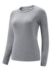 2pcs Thermal Suits: Long Sleeve Top & Base Layer Leggings for Winter Skiing