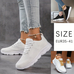 Women's Spring Summer Casual Shoes Fly Woven Breathable Sneakers