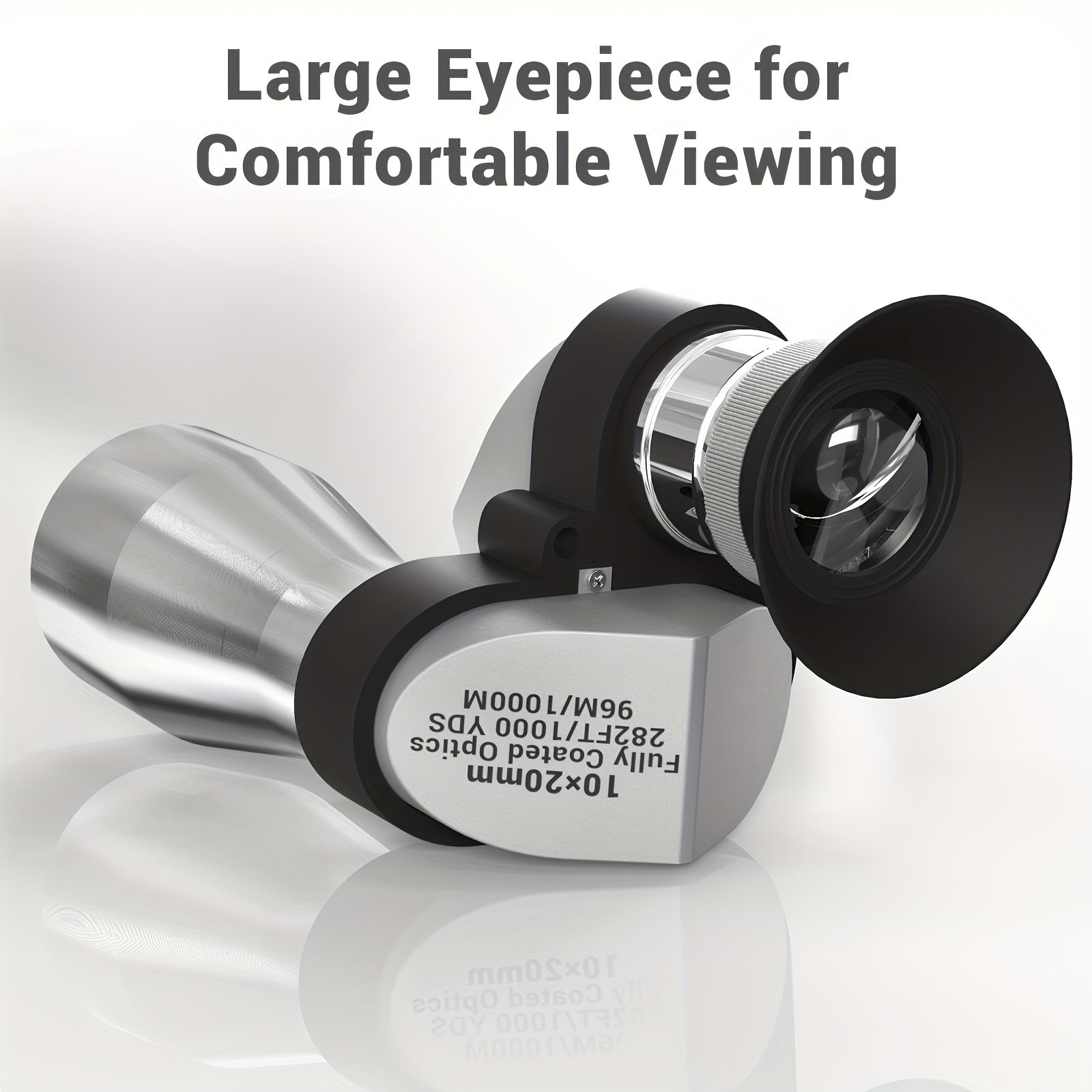 Metal Corner 10x20 Mini Monocular Telescope for Mobile Phone Photography