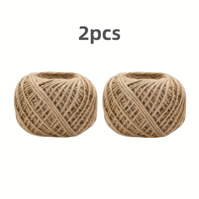 30 0 Meter 2pcs Natural Jute Rope Hemp Rope Home Wedding Decoration