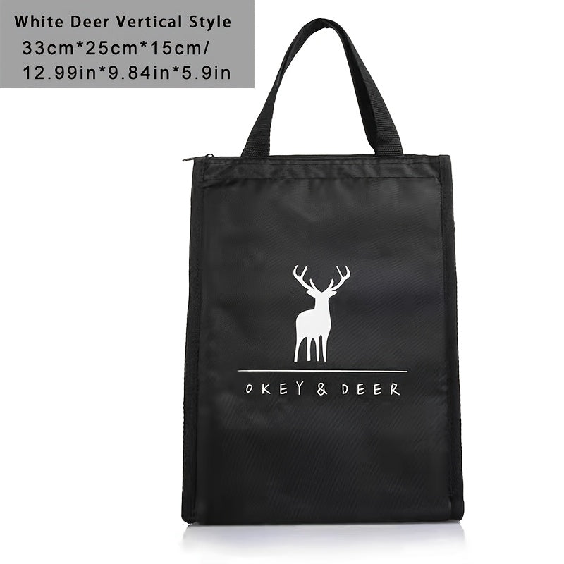 Insulated Thermal Lunch Bag - Waterproof Oxford Cloth