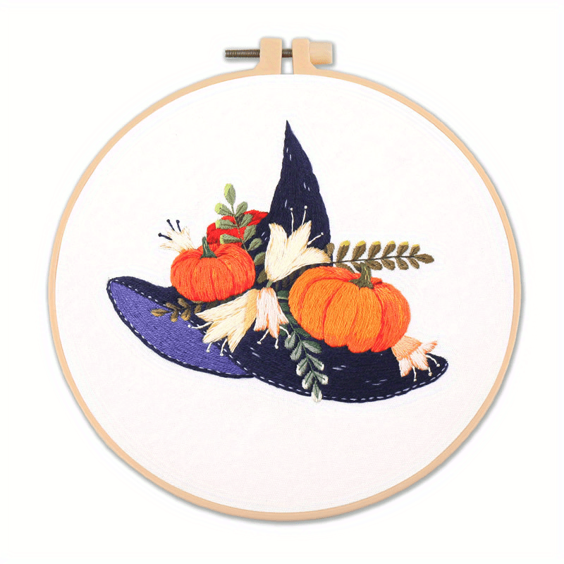 DIY Embroidery Set Halloween Pattern Gift Embroidery Frame