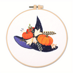 DIY Embroidery Set Halloween Pattern Gift Embroidery Frame