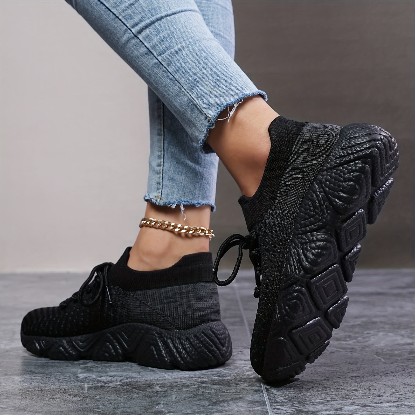 Women's Mesh Breathable Running Shoes Non slip Sports Shoes