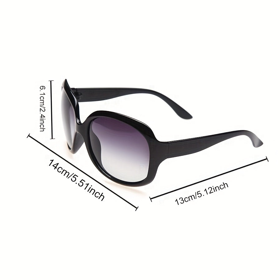 Round Sunglasses Women Men Gradient UV400