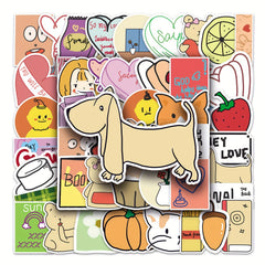 50pcs Cartoon Graffiti Stickers for Laptops Helmets DIY Decoration Waterproof