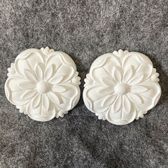 Plaster Carving Decals PU Hollow Finely Carved Wall Stickers