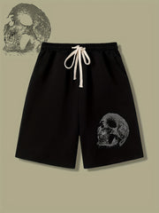 Men's Printed Casual Pants with Drawstring