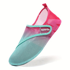 Women's Ombre Sporty Water Socks Quick Drying Wading Shoes