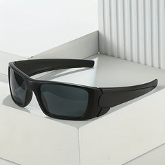 Square Lens Sports Sunglasses Retro Cycling Glasses