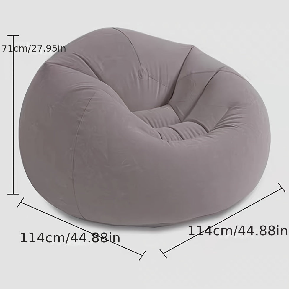 Portable Air Sofa Inflatable Sofa Home Camping, Comfortable Bean Bag Chair