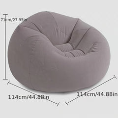 Portable Air Sofa Inflatable Sofa Home Camping, Comfortable Bean Bag Chair