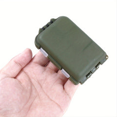 Mini Waterproof Tackle Box 10 Compartments Hooks Lures Baits Organizer