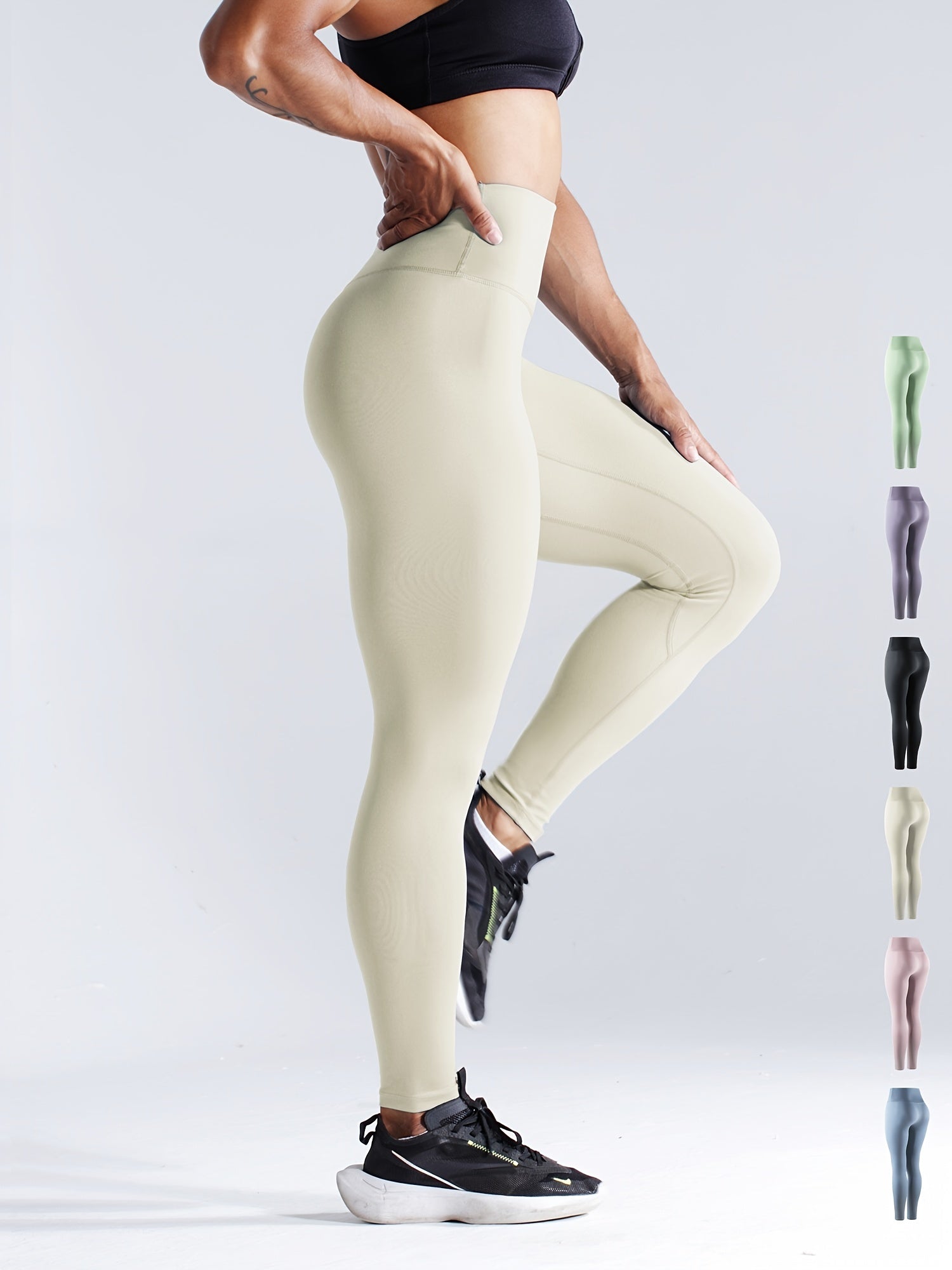 Stretchy High Waist Yoga Leggings for Women