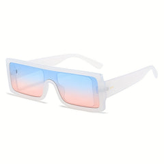 Y2K Rectangle Sunglasses Summer Candy UV400 Sun Shades