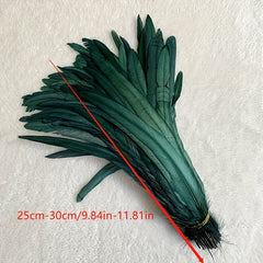 10pcs Rooster Feather Shape Western Style Hair Accessories