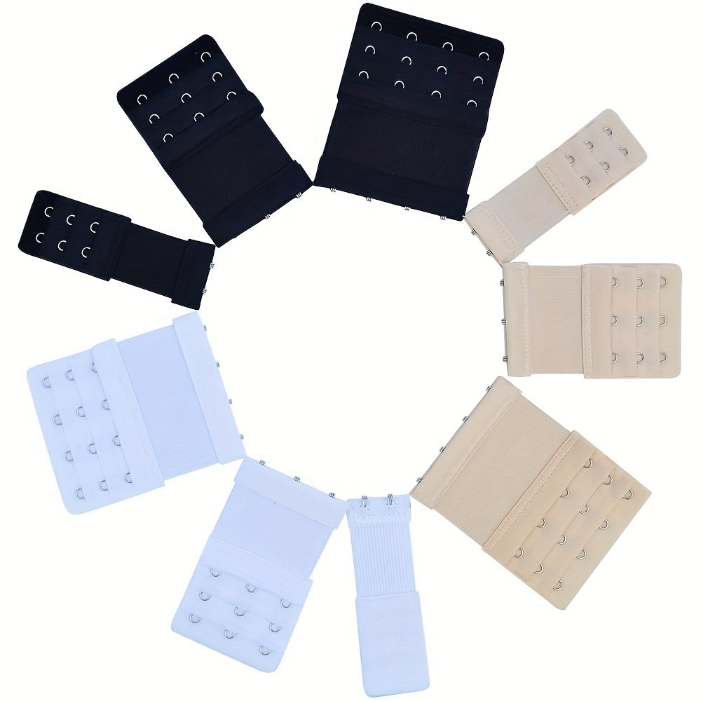 9pcs Elastic Bra Strap Extenders Adjustable Band Underwear Accessories