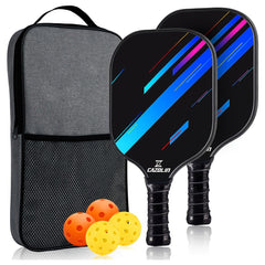 CAZOLIN Graphite Pickleball Paddles Lightweight Carbon Fiber Face