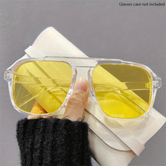Oversize Frame Sunglasses Vintage Shades UV400